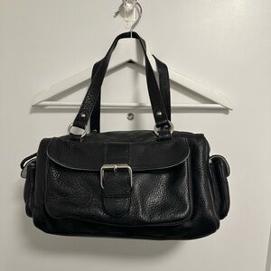 Danier leather duffle style shoulder bag